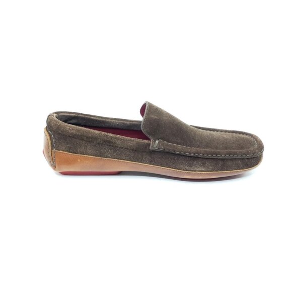 Bruno Magli Faina Driving II Moccasins Loafer Brown Suede Leather Mens US 7.5 main image 7